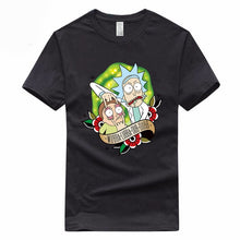 Load image into Gallery viewer, Euro Size Rick and Morty T-shirt Fashion Short sleeve O-Neck Cartoon Unisex 100% Cotton Summer Tshirt GMT300001
