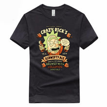 Load image into Gallery viewer, Euro Size Rick and Morty T-shirt Fashion Short sleeve O-Neck Cartoon Unisex 100% Cotton Summer Tshirt GMT300001