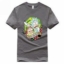 Load image into Gallery viewer, Euro Size Rick and Morty T-shirt Fashion Short sleeve O-Neck Cartoon Unisex 100% Cotton Summer Tshirt GMT300001