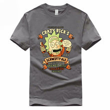 Load image into Gallery viewer, Euro Size Rick and Morty T-shirt Fashion Short sleeve O-Neck Cartoon Unisex 100% Cotton Summer Tshirt GMT300001