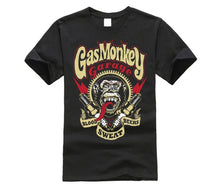 Load image into Gallery viewer, gas shirt Custom Printed T-shirts  Summer monkey style cotton custom  Round Neck Short-Sleeve T-Shirt Top Fashion T-Shirt Top