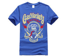 Load image into Gallery viewer, gas shirt Custom Printed T-shirts  Summer monkey style cotton custom  Round Neck Short-Sleeve T-Shirt Top Fashion T-Shirt Top