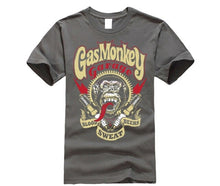 Load image into Gallery viewer, gas shirt Custom Printed T-shirts  Summer monkey style cotton custom  Round Neck Short-Sleeve T-Shirt Top Fashion T-Shirt Top