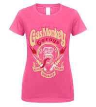 Load image into Gallery viewer, gas shirt Custom Printed T-shirts  Summer monkey style cotton custom  Round Neck Short-Sleeve T-Shirt Top Fashion T-Shirt Top