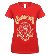 Load image into Gallery viewer, gas shirt Custom Printed T-shirts  Summer monkey style cotton custom  Round Neck Short-Sleeve T-Shirt Top Fashion T-Shirt Top