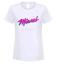 Load image into Gallery viewer, 2019 New Brand Men T-Shirt Summer cotton Short Sleeve T Shirt MIAMI HEAT VICE SHIRT